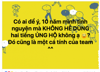 Tư duy gây quỹ KHÔNG dùng từ “ỦNG HỘ”