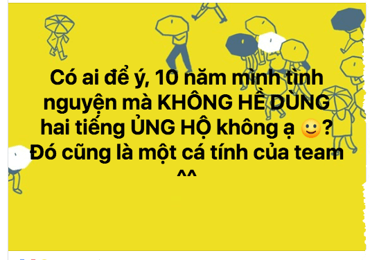 Tư duy gây quỹ KHÔNG dùng từ “ỦNG HỘ”